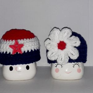 New Americana theme marshmallow mug hats (hats only)
